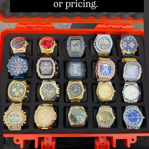 Luxury Watch Collection in Display Case